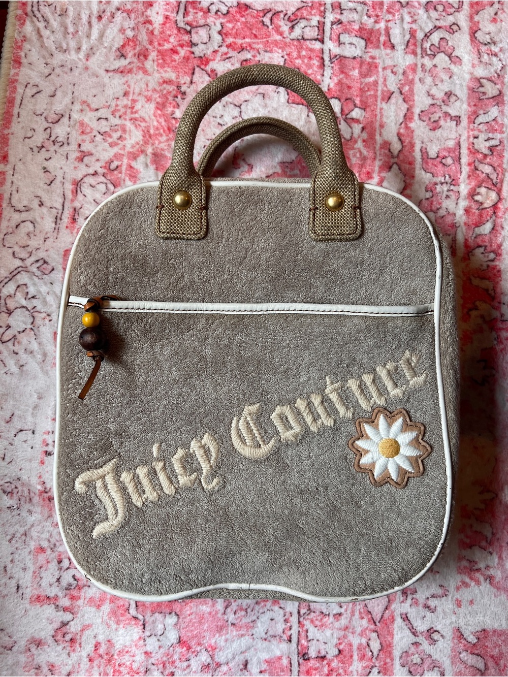 Juicy Couture Vintage Large Cosmetic Case Bag 2008